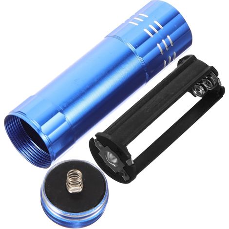 Testeur Œufs Professionnel pour Couveuse, Lampe D'inspection à LED Bleu en Alliage D'aluminium, Vérification de Fertilité pour Œufs de Poulet et Canard, 1 Set Portable (1/5)