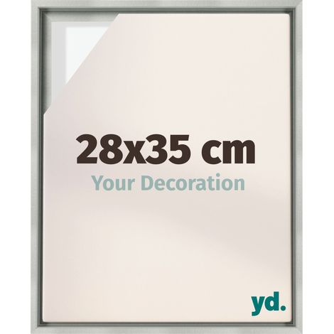 Your Decoration - Cadre flottant  - Argent Mat - Cadre en caisse américaine pour toile sur chassis - MDF - Lyon (1/5)