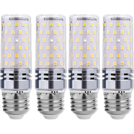 Lot de 4 ampoule E27, ,ampoule led 1340LM, 16W ampoule LED Intérieur Équivalent 150W Lampe Halogène,Non-dimmable, Convient pour le Bureau, l\\'utilisation à la maison,Gros culot à vis E27 Maïs LED(600 (1/5)