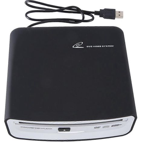 Lecteur CD externe portable universel pour voiture, se branche sur le port USB de la voiture --- (1/5)