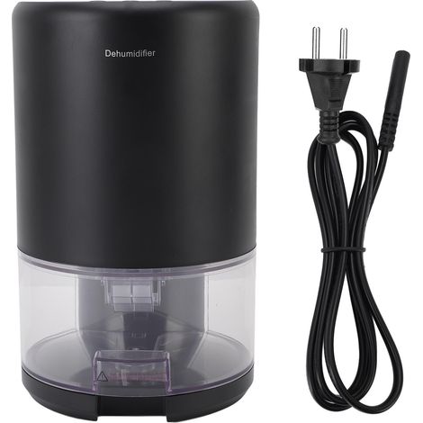 Déshumidificateur intelligent maison 36W 1L PP PET – Ultra silencieux arrêt auto bureau 7 couleurs lumière pièce noir EU (1/5)