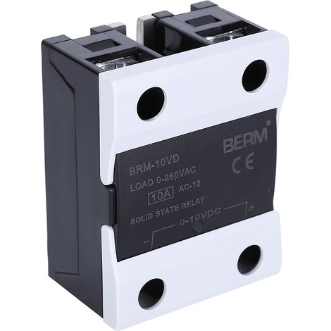 Relais statique SSR BERM, indicateur lumineux LED, signal 4-20mA, tension 0-250VAC (1/5)