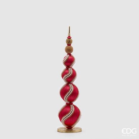 EDG Enzo De Gasperi Topiary Sfere Mix Perle Natale H 65 Cm D 16 Cm Beauty