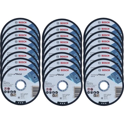Bosch 115mm 4.5"" Thin Slit Cutting Discs 1mm Wheel Metal Steel Stainless x 24 (1/5)