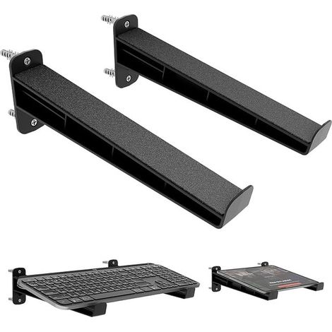 Keyboard Wall Mount, Floating Shelf (1/2)