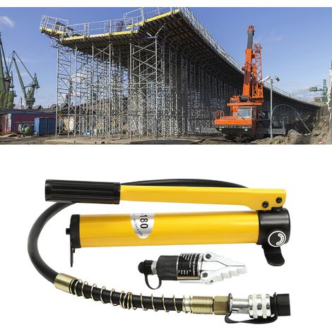 8T Hydraulischer Flanschspreizer Hydraulic Expander Manuelles Achsmanschetten Spreizer Tragbarer Hydraulischer Spreizer für die Wartung von Rohrleitungen