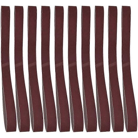 10 Stück 760x25mm Schleifband 30x1 Zoll Schleifband für Bandschleifer Körnung 60-180 (180)