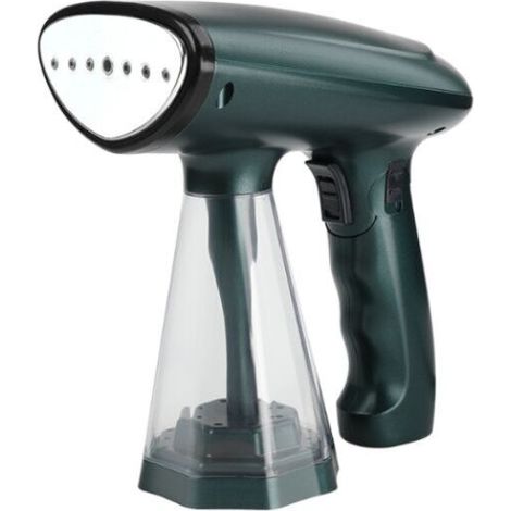 Portable Household Iron Artifact Small Clothes Steamer (Dark Green) (1/4)