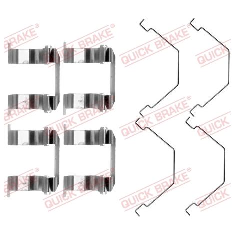 Kit d'accessoires, plaquette de frein à disque Quick Brake 109-1158 FORD USA