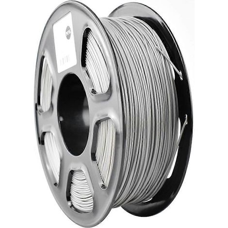 Filament für 3D-Drucker, PETG-Filament, Durchmesser 1,75 mm, 1 kg Spule, grau. (1/5)