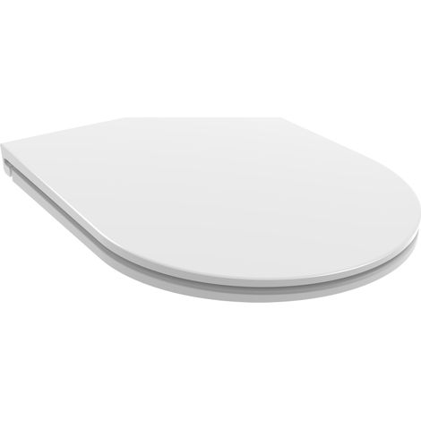 Wc-Sitz Mit Soft-Close-Funktion, D-Form, Weiss