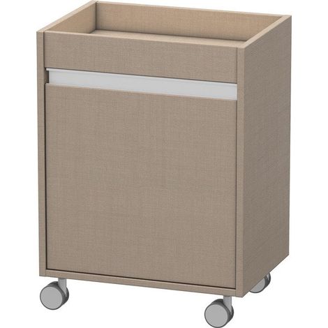 Duravit KETHO mobile con rotelle 360x500x670mm apertura diritta biancheria