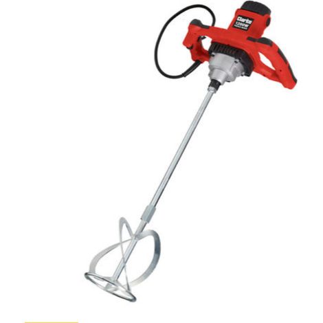 CLARKE MORTAR MIXER PLASTER CEMENT 1200W PAINT MIXING PADDLE HEAVY DUTY PM1200