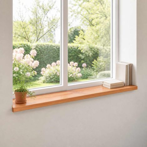 Appuis de fenêtre 2 pc Vernis 110 x 40 x 2 cm (1/5)