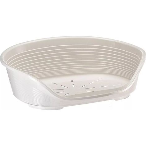LETTINO PER ANIMALI 'SIESTA DELUXE' N.6 - cm 70,5 x 52 x h.23,5 / bianco