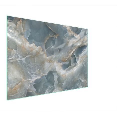 GLASSCHUTZPLATTE FÜR HERD 70x52 MARMOR (1/5)
