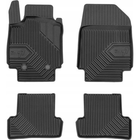 RENAULT CLIO 3 2005-2013 TAPPETINI, ZERBINI PER PORTE, ZERBINI IN GOMMA PER PORTE, VASSOI 77 (1/5)