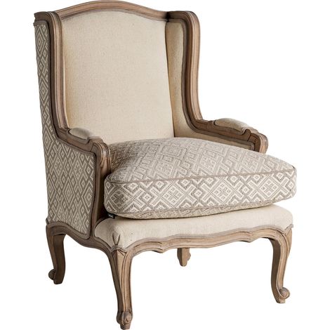 Fauteuil colonial marron en bois de manguier vieilli et fer noir - Marron vieilli bois de manguier (1/5)