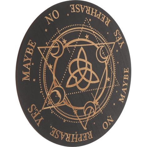 Planche de Divination par Radiesthésie en Bois Foncé, 1 Pièce (1/5)