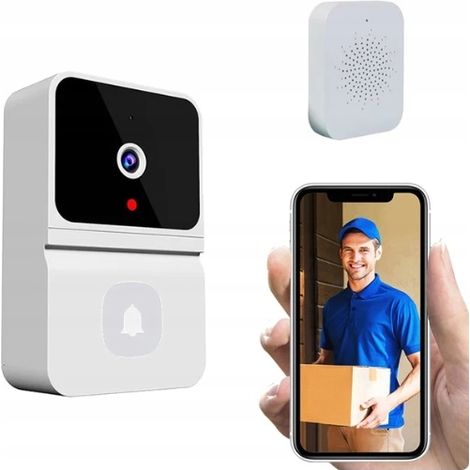 Türklingel mit Kamera, Türspion, Gegensprechanlage, WLAN-App (iOS/Android)