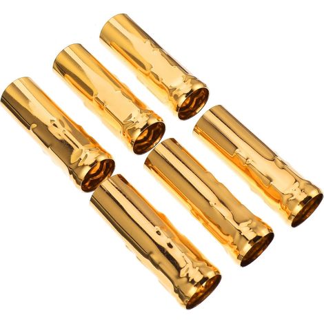 6pcs Cache-lustre E14 en Fer pour Candélabre Européen Rétro, Tube Porte-bougie Réutilisable, Remplacement pour Lustre Créatif, Adapté aux Lampes Style Larme (1/5)