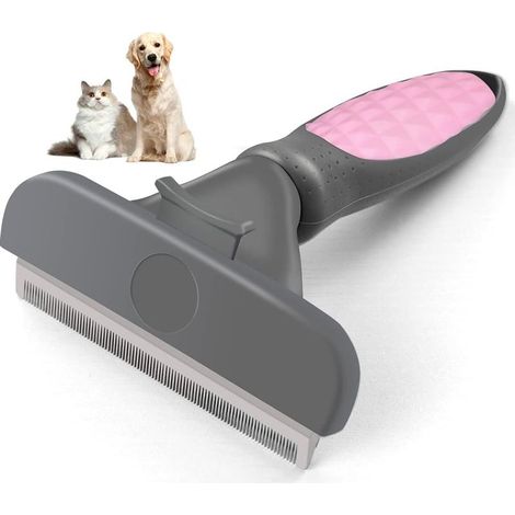 Brosse de toilettage pour animaux de compagnie (rose)-Fei Yu