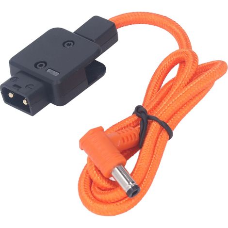 Câble d'alimentation CC D Tap 5,5 x 2,5 mm pour moniteur de caméra, éclairage d'appoint, câble de 60 cm avec témoin lumineux anti-inversion de polarité (1/5)