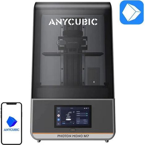 3D-Drucker Anycubic Photon Mono M7 Geschwindigkeit 150 mm/h 14K Bildschirm (1/3)