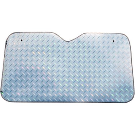 Pare-soleil de pare-brise réfléchissant, protection UV anti-chaleur pour habitacle auto, écran solaire visière voiture (1/5)