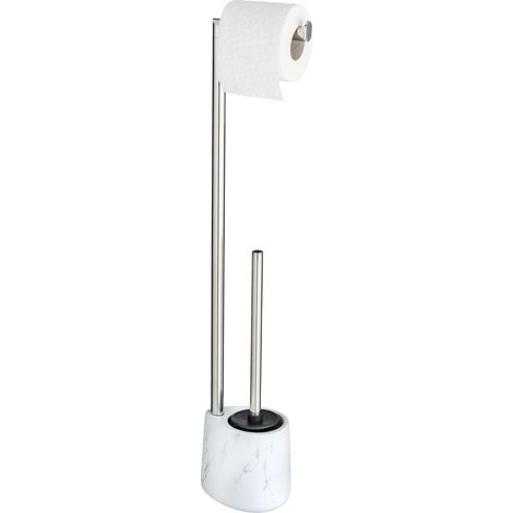 Wenko Adrada soporte para rollo WC blanco diseño moderno (1/5)