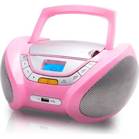 LAUSON CP748 ROSA / REPRODUCTOR RADIO CD CON ALTAVOCES INCORPORADOS