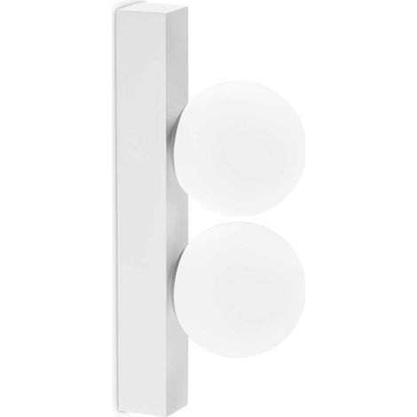 Ideal Lux PING PONG 2-flammige Wandleuchte Weiß 500Lm 3000K