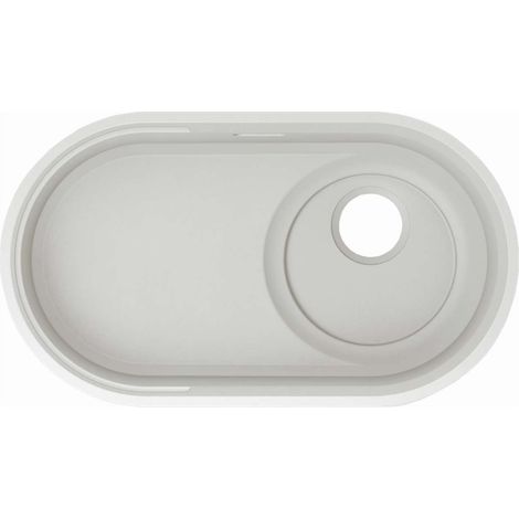 Blanco Oovalon 700 U - Lavello in granito, 76x43 cm, bianco 527990 (1/4)