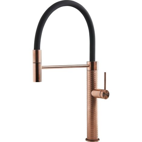 Foster Skin. Tipo di beccuccio: Standard, Colore del prodotto: Rame, Materiale del rubinetto: Acciaio inox. Altezza sopra la superficie di fissaggio (max): 47,8 cm, Distanza diffusore del... - 8424858 (1/2)