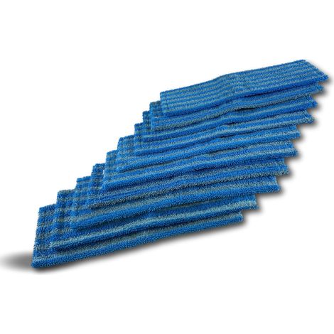 Serpillière pour balai Easy press Frange micro easy à languette avec œillets 40 cm - Quantité x10 - Serpillère pour balai Easy Press