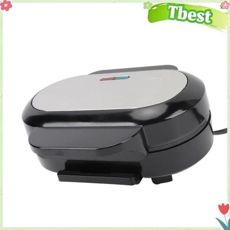 Tbest gril à hamburger électrique Machine à petit-déjeuner électrique avec poignée tactile electromenager gaufrier Prise UE 220 V (1/5)