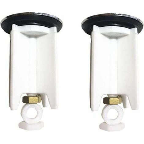 2 bouchons de lavabo Bouchon de lavabo universel 40mm Bouchon de lavabo Bouchon de lavabo de salle de bain Bouchon de vidange réglable en hauteur pour vidange de lavabo et bidet (1/3)