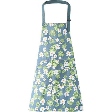 Grembiuli da chef, grembiule regolabile con tasca, grembiule da cucina, grembiule impermeabile per cucinare, cuocere al forno, giardinaggio 3 (1/5)