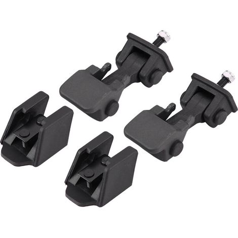 Coppia di chiusure di sicurezza per cofano anteriore e staffa per Jeep Wrangler TJ 97-06