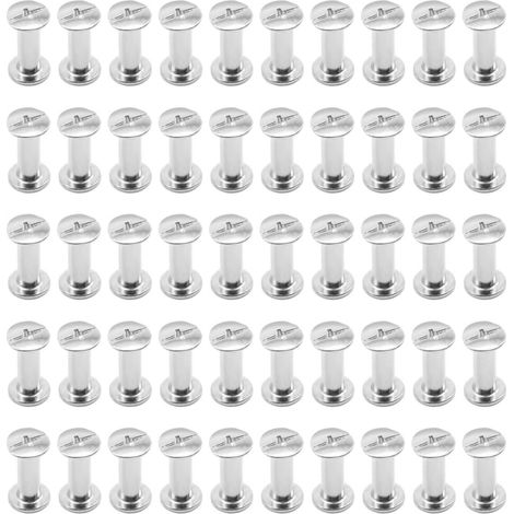 Lot de 50 vis de fixation Chicago M5 x 15 mm (1/5)