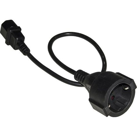Link Accessori LKADSK05 multiprise 0,5 m 1 sortie(s) CA Intérieure Noir (1/2)