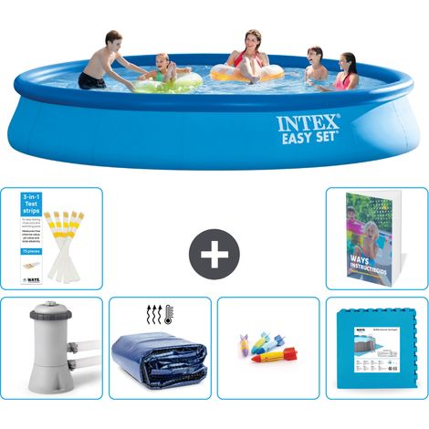 Intex Piscine Easy Set Ronde - 457x84 cm - 7-pièces S229 (1/5)