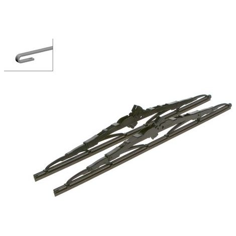Balai d'essuie-glace BOSCH 3 397 118 610 VW 000 820 47 45 000 820 54 45 01238151