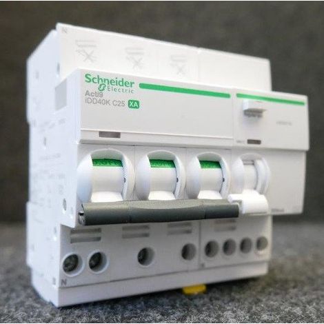 ACTI9 iDD40K XA - disjoncteur différentiel auto - 3P+N C 25A 4,5kA 300mA type AC (1/2)