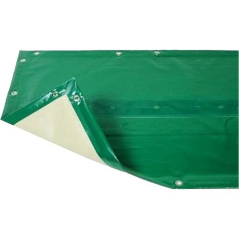 Bâche hiver Luxe verte compatible piscine naturalis rectangulaire