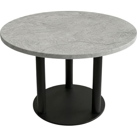 Table de restaurant intérieur TOURMALINE DIAMÈTRE 110 cm avec le pied JASON