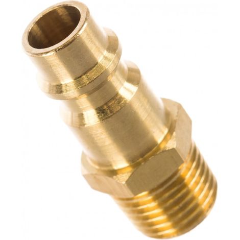 Adaptateur de filetage extérieur pour raccord rapide 1/4" (laiton) (1/2)