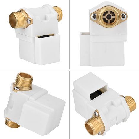 Électrovanne 4 points normalement fermée, pressurisée DC12V, pour alimentation automatique en eau. (1/4)