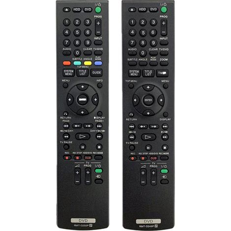 El mando a distancia RMT-D249P es compatible con los reproductores de DVD Sony RDR-DC205, RDR-ATAT200, RDR-HX680, RDR-HX785, RDR-HX980, RMT-D224P y RMT-D240A. (1/5)
