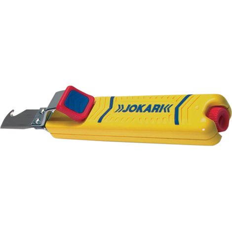 Jokari Kabelmesser Abisoliermesser mit Hakenklinge, für Kabel 8-28 mm (1/5)
